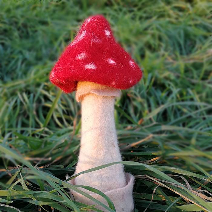 felted toadstool